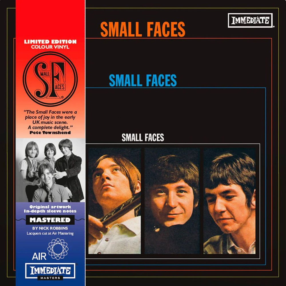 Small Faces Small Faces - White Vinyl + Obi UK vinyl LP album (LP record) SMFLPSM807779