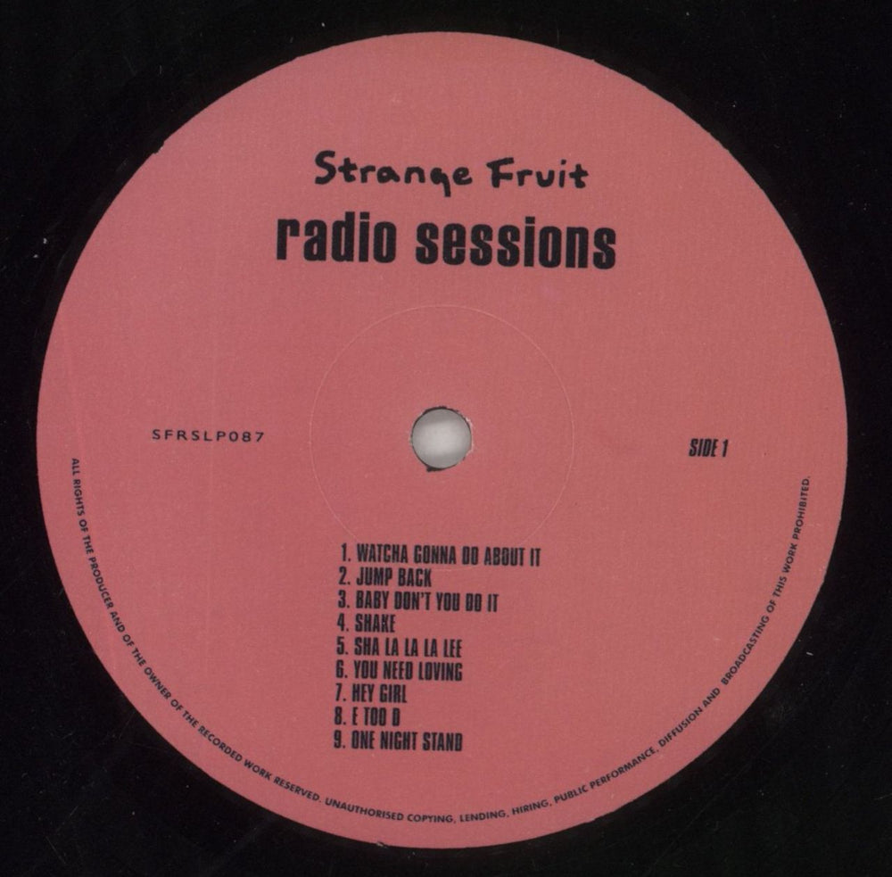 Small Faces The BBC Sessions UK vinyl LP album (LP record) SMFLPTH179586