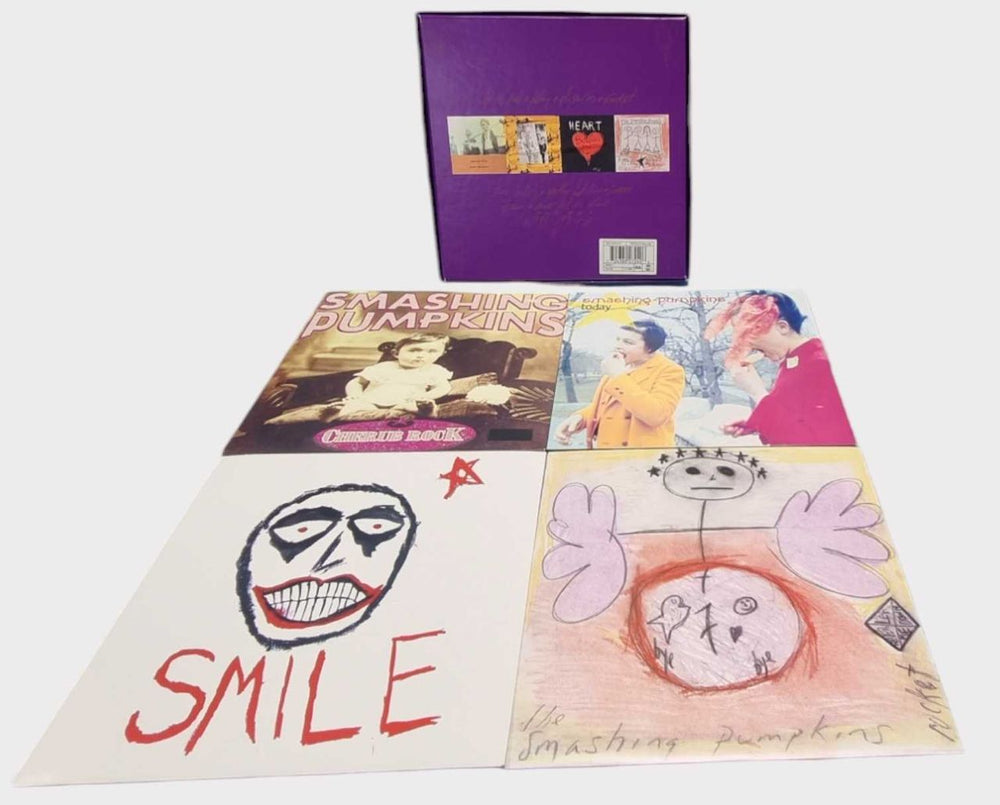 Smashing Pumpkins Siamese Singles - Black Vinyl - Complete UK 7" single box set SMP7XSI44048