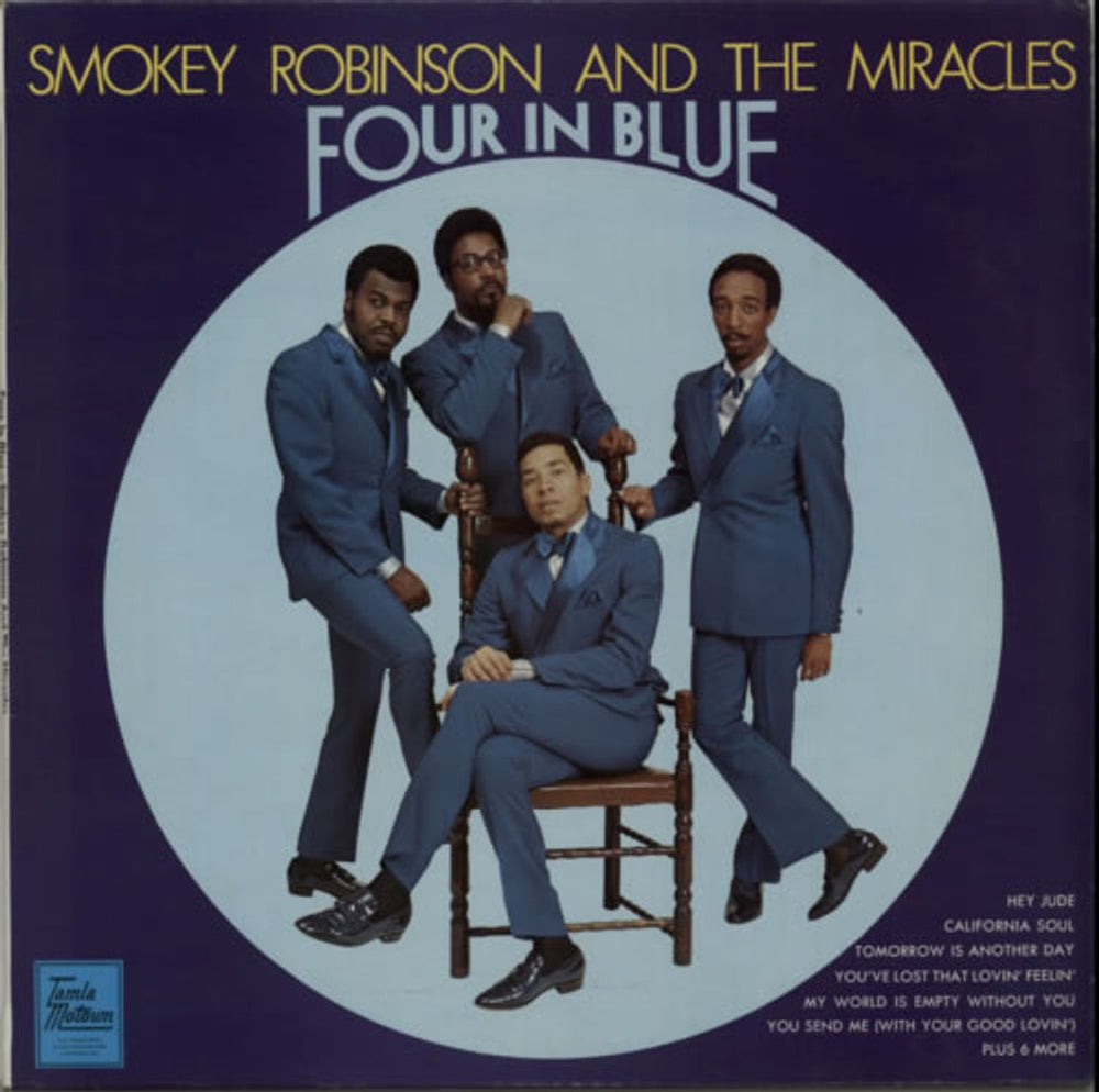 Smokey Robinson & The Miracles Four In Blue UK vinyl LP album (LP record) STML11151