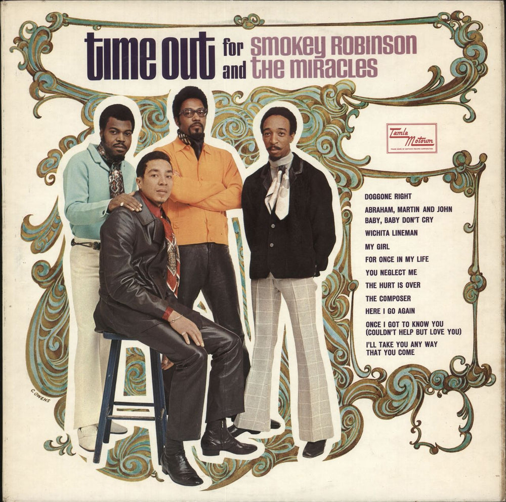 Smokey Robinson & The Miracles Time Out For Smokey Robinson & The Miracles UK vinyl LP album (LP record) STML11129