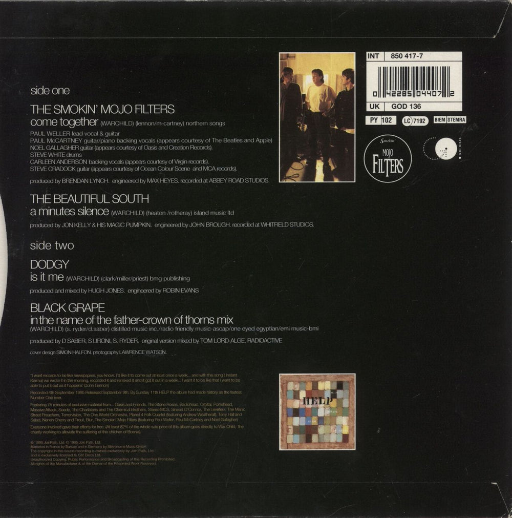 Smokin' Mojo Filters Come Together UK 7" vinyl single (7 inch record / 45) 042285044072