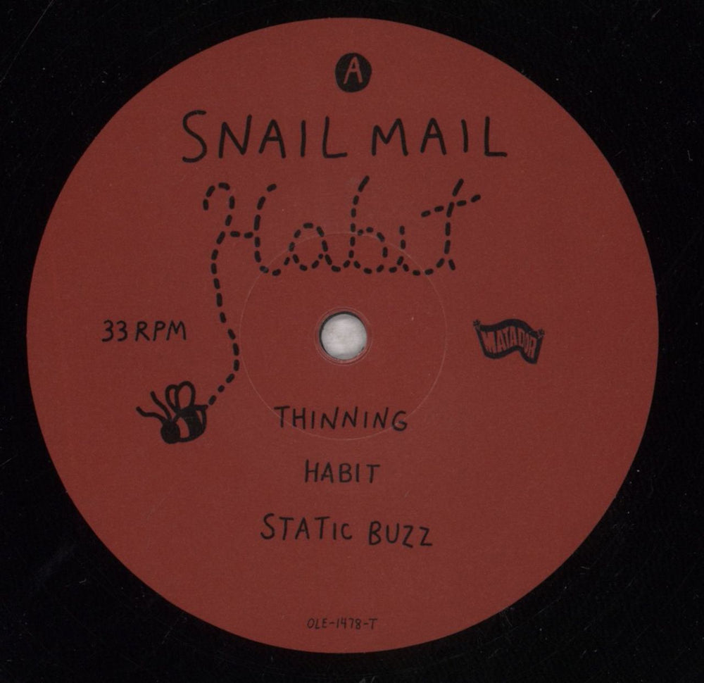 Snail Mail Habit UK 12" vinyl single (12 inch record / Maxi-single) 0NL12HA843209