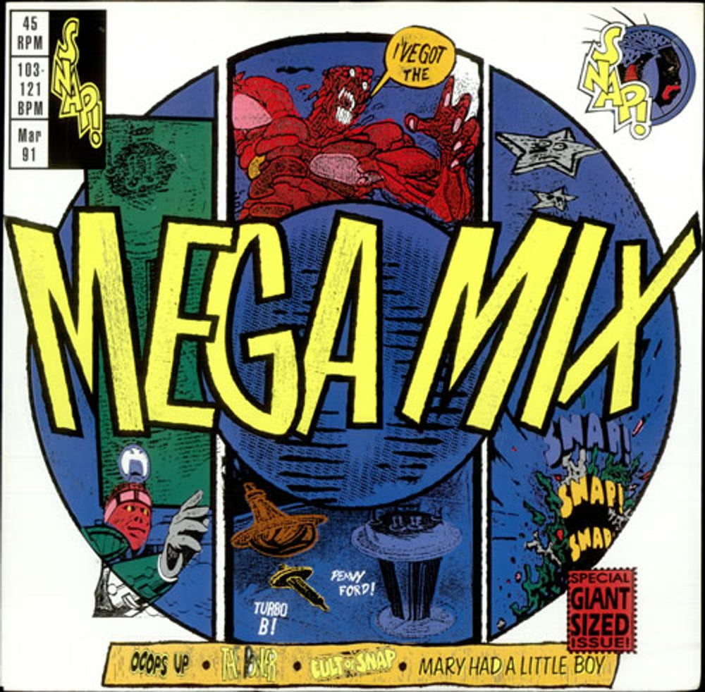 Snap! Megamix UK 12" vinyl single (12 inch record / Maxi-single) 614169