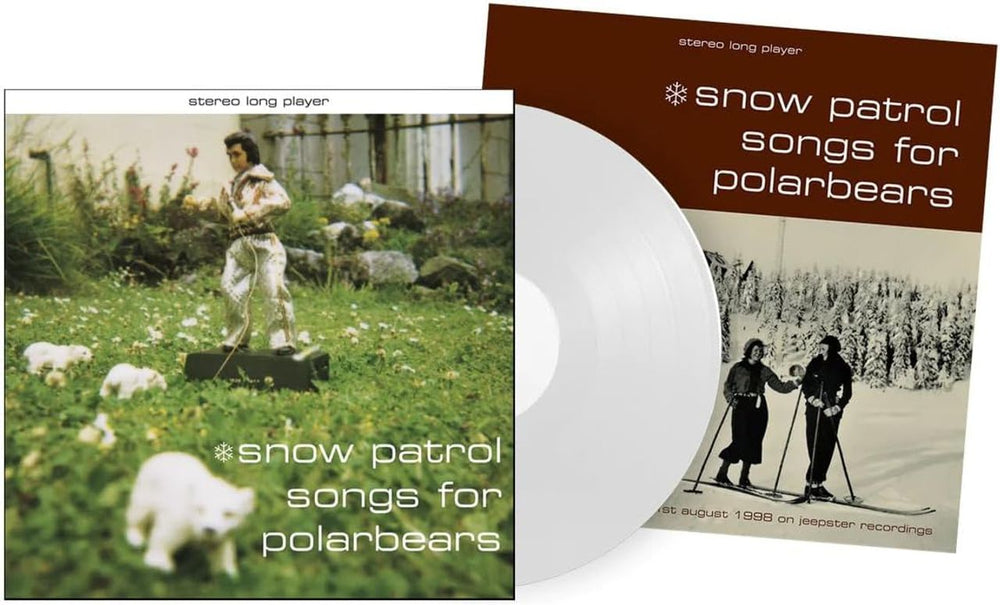 Snow Patrol Songs For Polarbears - Arctic Pearl White Vinyl + Art Print - Sealed UK vinyl LP album (LP record) JPRLP004CLR