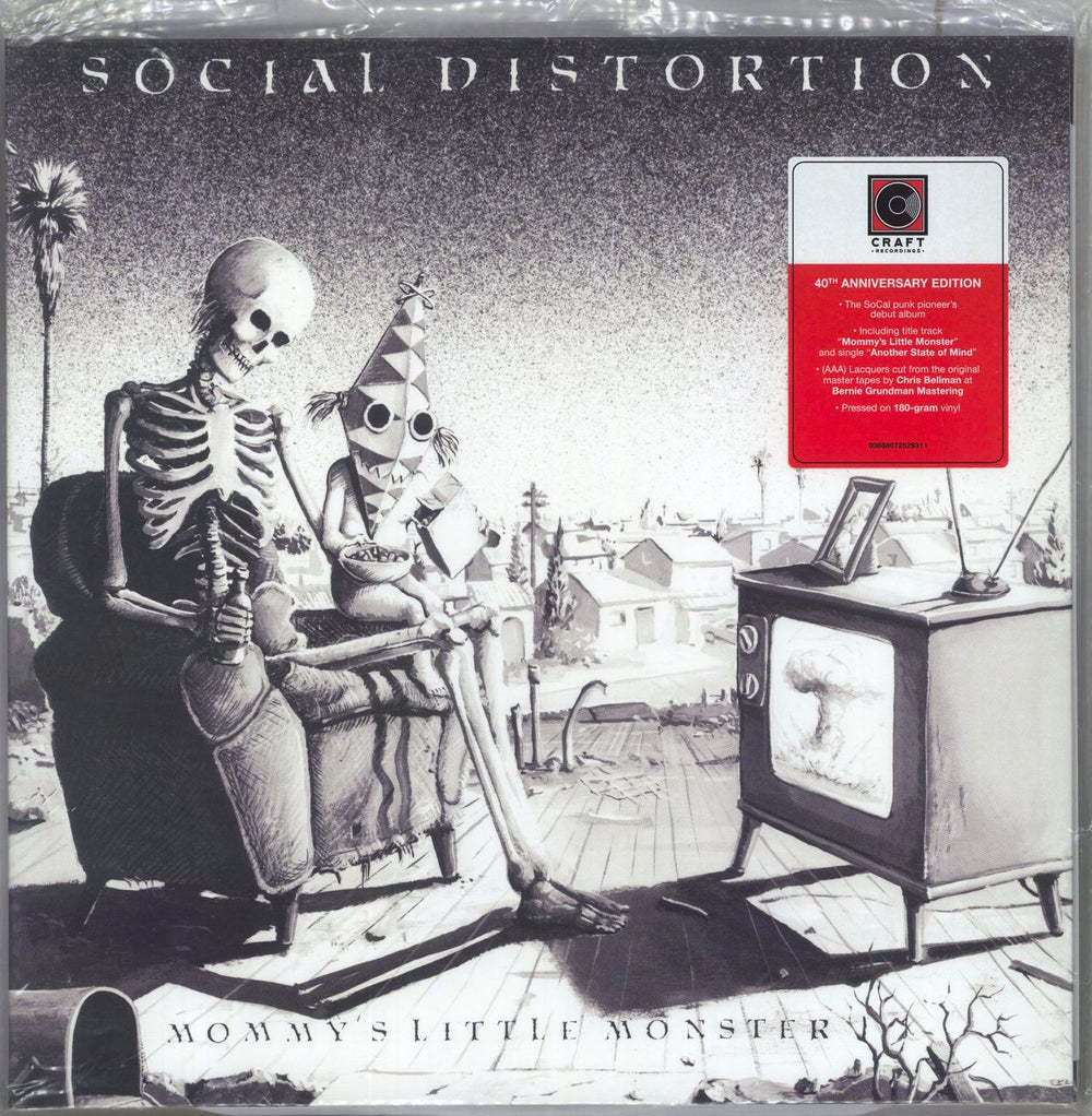 Social Distortion Mommy's Little Monster - 180 Gram Vinyl US vinyl LP album (LP record) CR00679