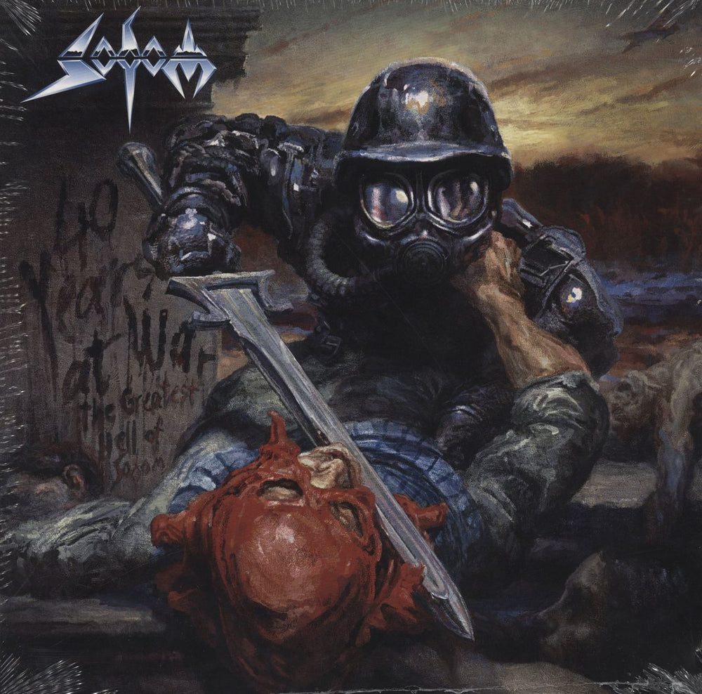 Sodom 40 Years At War - The Greatest Hell Of Sodom UK 2-LP vinyl record set (Double LP Album) SPV2459612LP