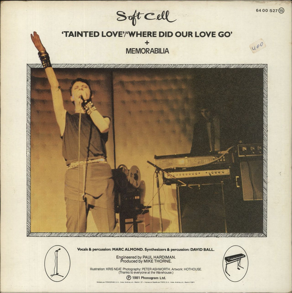 Soft Cell Amor En Mal Estado Spanish 12" vinyl single (12 inch record / Maxi-single)