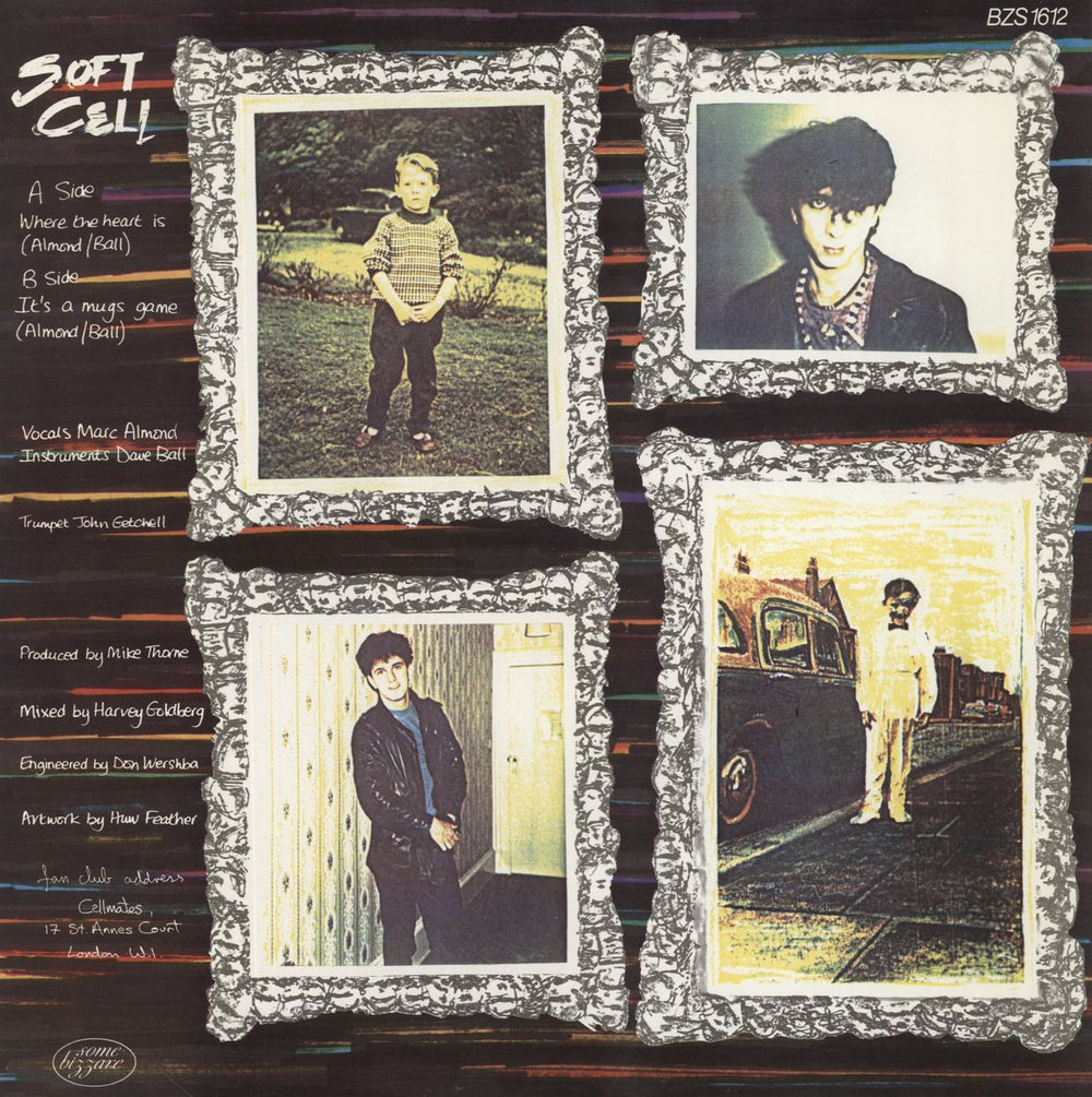 Soft Cell Where The Heart Is UK 12" vinyl single (12 inch record / Maxi-single)