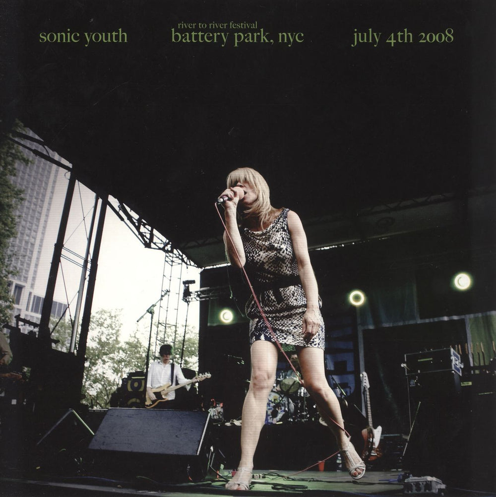 Sonic Youth Battery Park NYC, July 4th 2008 + Poster UK vinyl LP album (LP record) OLE872-1