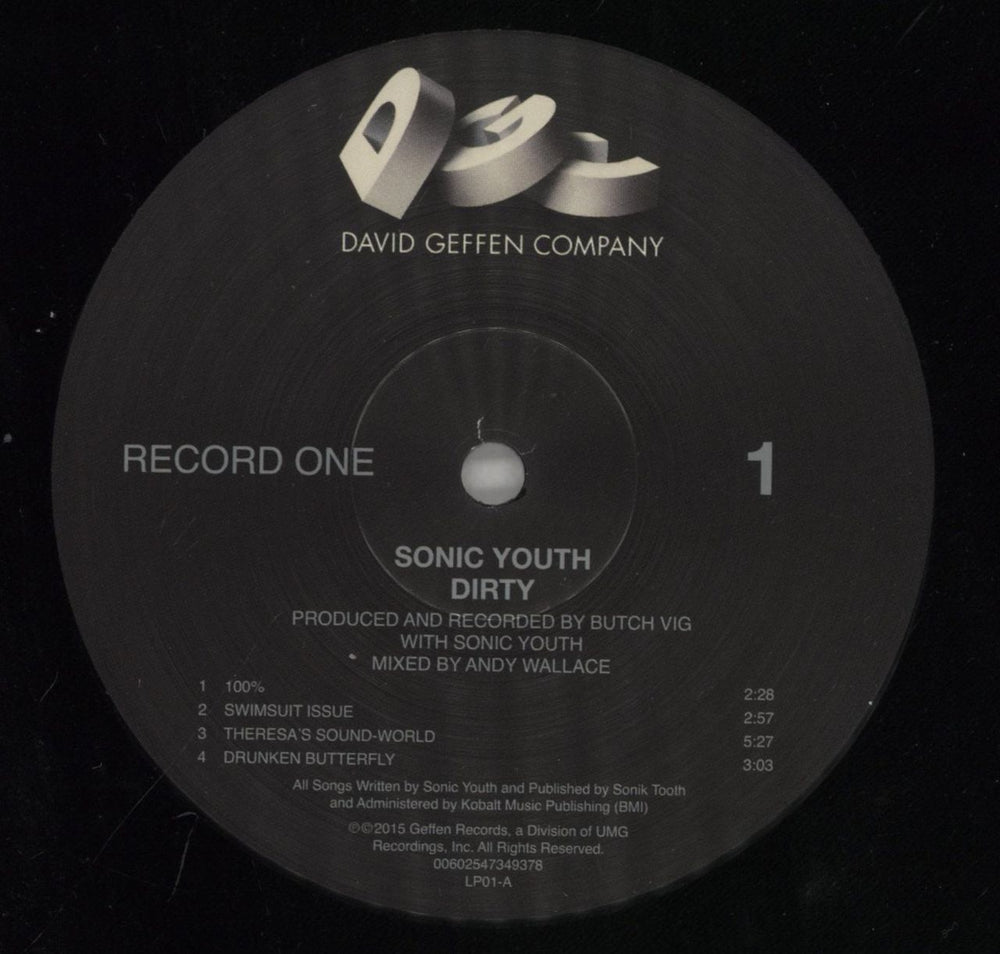 Sonic Youth Dirty - 180gm UK 2-LP vinyl record set (Double LP Album) S-Y2LDI756777