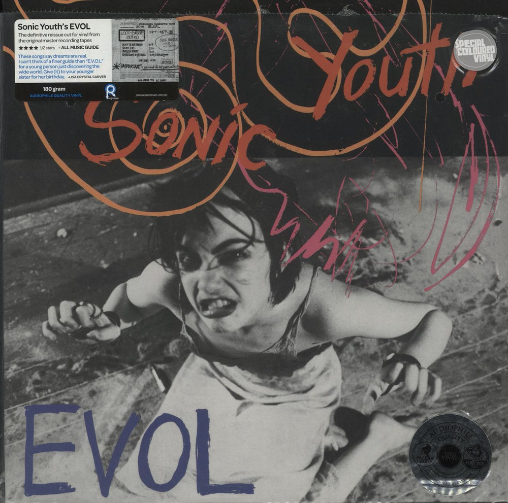 Sonic Youth EVOL - RSD 2010 US vinyl LP album (LP record) ORG043
