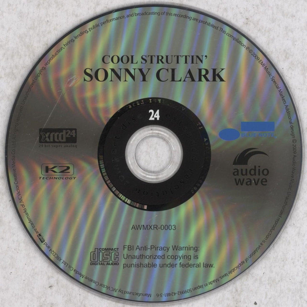 Sonny Clark Cool Struttin' - XRCD US CD album (CDLP) SO3CDCO847099