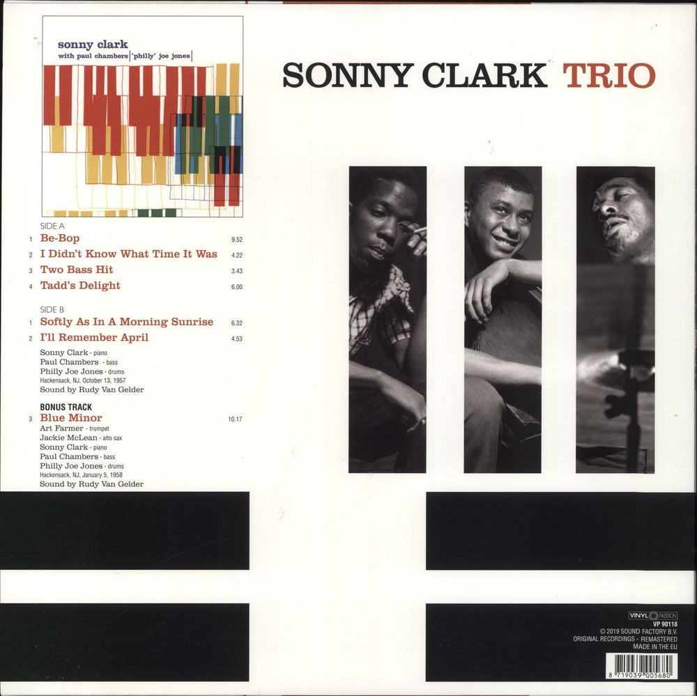 Sonny Clark Sonny Clark Trio Japanese vinyl LP album (LP record) 8719039005680