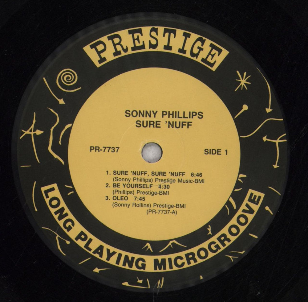 Sonny Phillips Sure 'Nuff US vinyl LP album (LP record) 7TNLPSU842680