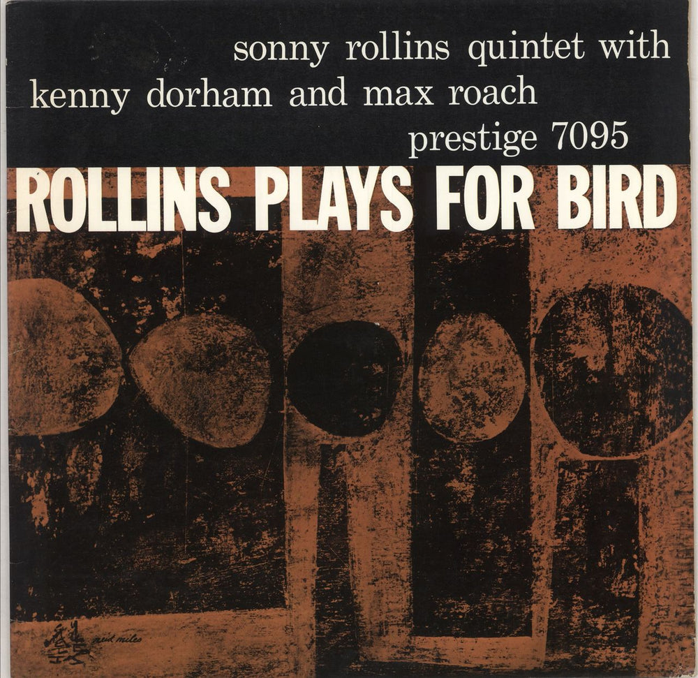 Sonny Rollins Rollins Plays For Bird US vinyl LP album (LP record) OJC-214