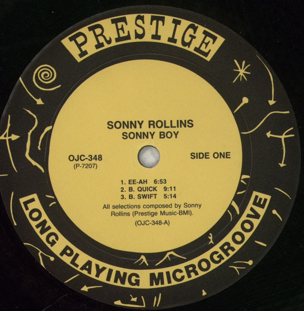 Sonny Rollins Sonny Boy US vinyl LP album (LP record) SOZLPSO853731
