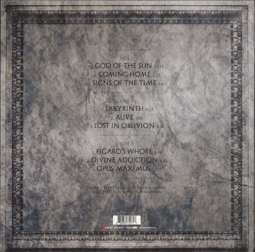 Sons Of Apollo Psychotic Symphony - 18Ogram UK 2-LP vinyl record set (Double LP Album) 889854744717