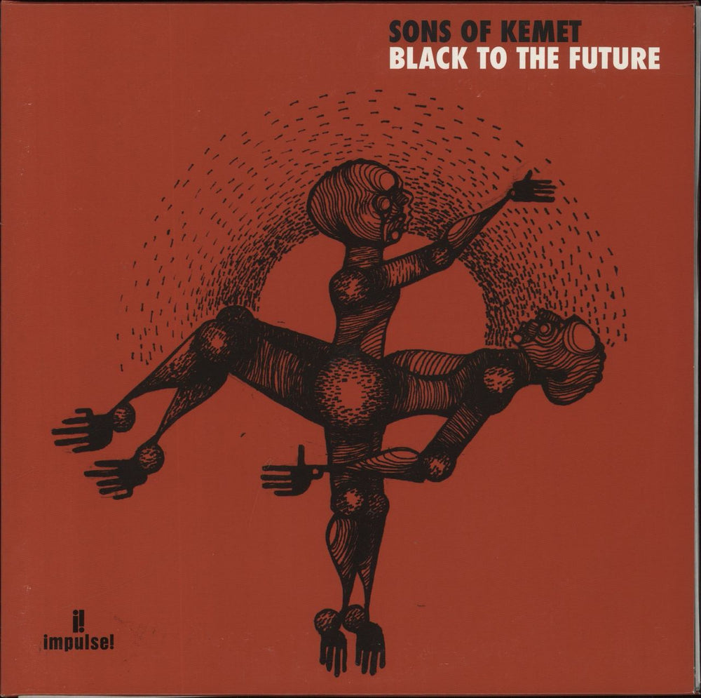 Sons Of Kemet Black To The Future - Orange Vinyl UK 2-LP vinyl record set (Double LP Album) 00602435711300