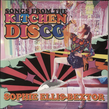 Sophie Ellis Bextor Songs From The Kitchen Disco - Blue vinyl UK 2-LP vinyl record set (Double LP Album) EBGBSLP006