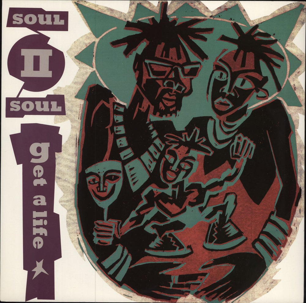 Soul II Soul Get A Life - Remix UK 12" vinyl single (12 inch record / Maxi-single) TENR284