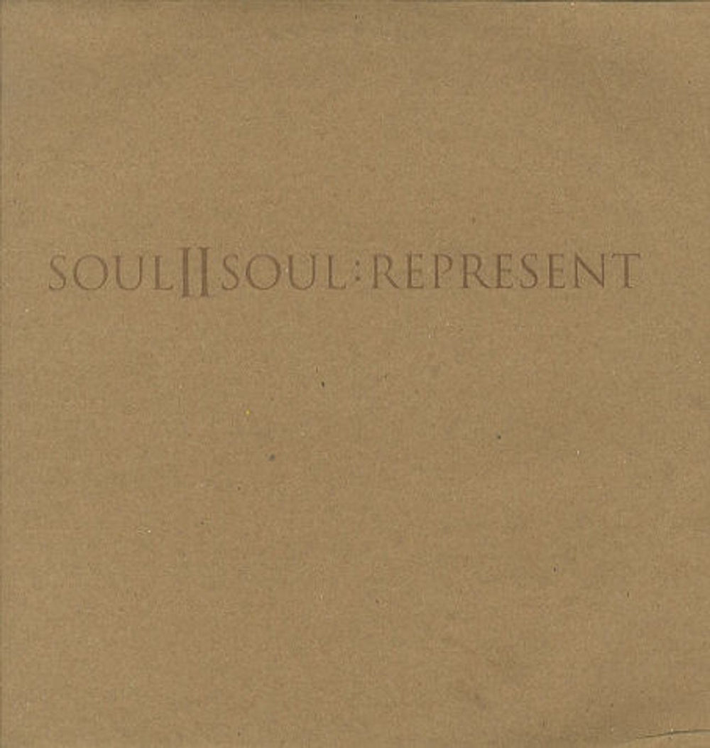 Soul II Soul Represent UK Promo 12" vinyl single (12 inch record / Maxi-single) 12IS668DJ