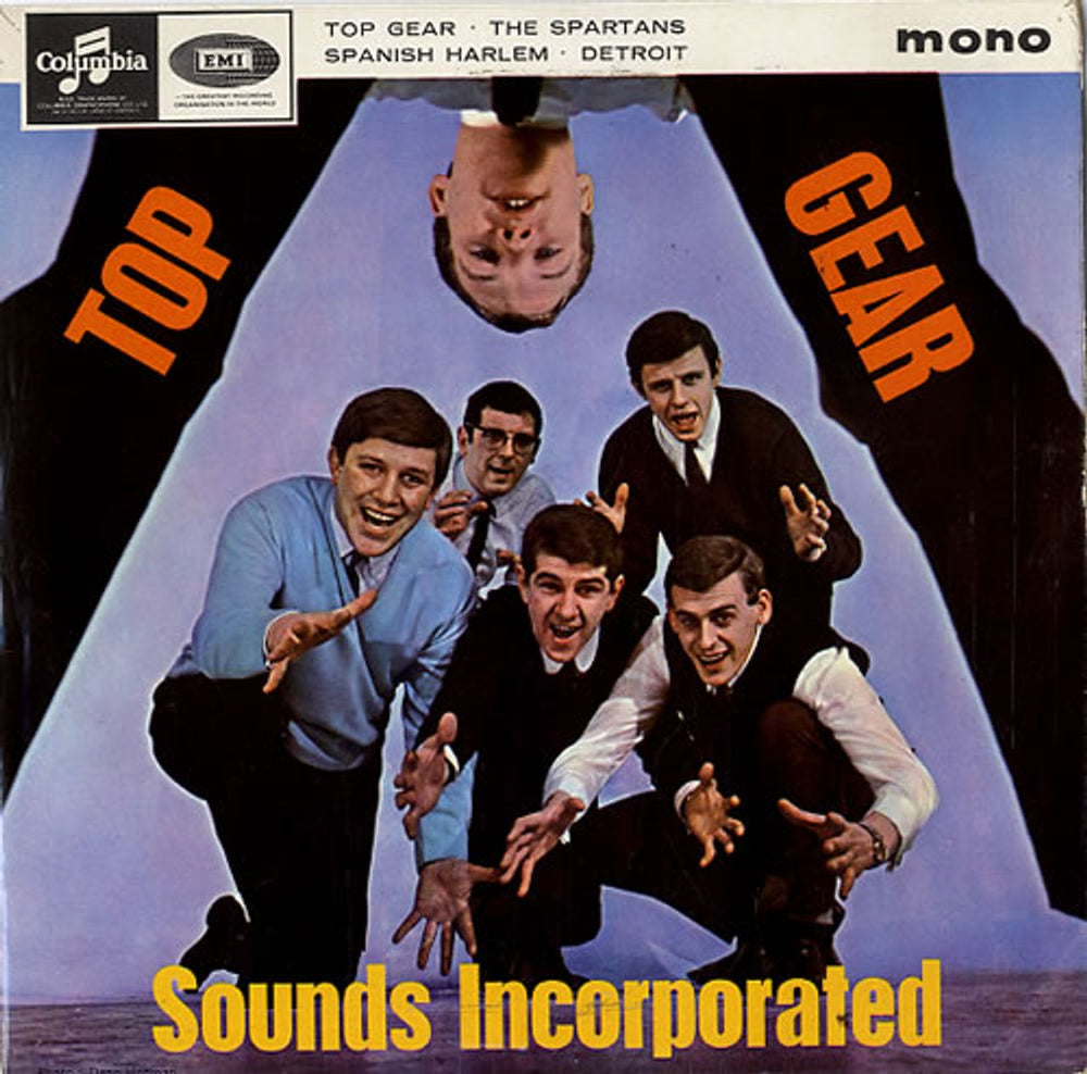 Sounds Incorporated Top Gear EP UK 7" vinyl single (7 inch record / 45) SEG8360