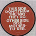 Span Don't Think The Way We Do UK 7" vinyl picture disc (7 inch picture disc single) 602498166567