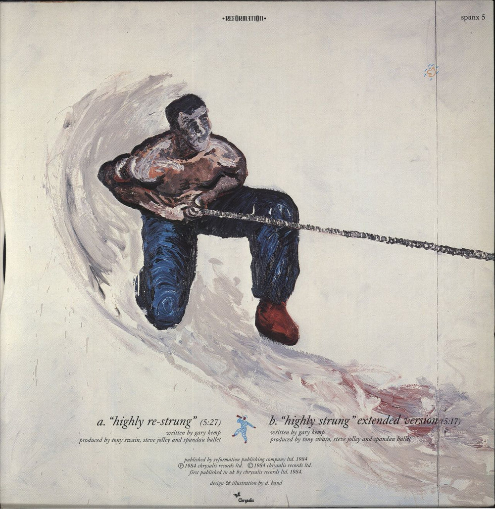 Spandau Ballet Highly Restrung UK 12" vinyl single (12 inch record / Maxi-single)