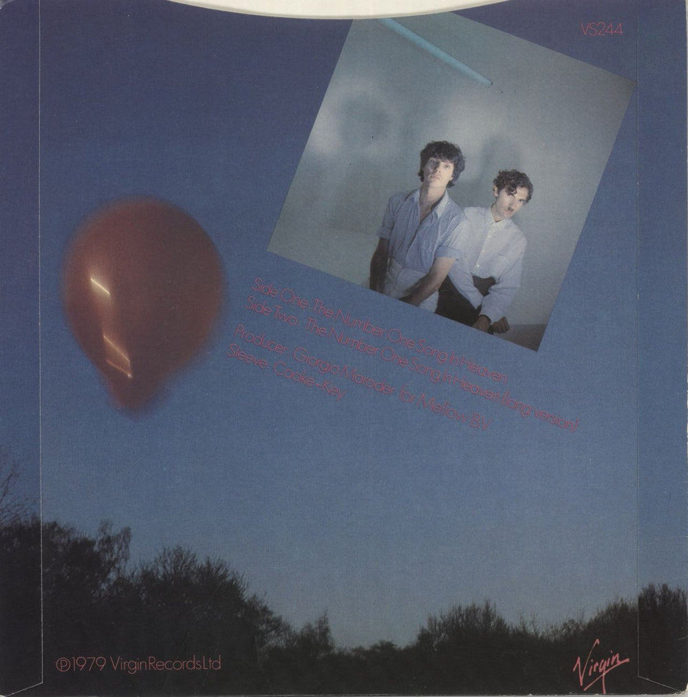 Sparks The Number One Song In Heaven - Black Vinyl UK 7" vinyl single (7 inch record / 45)