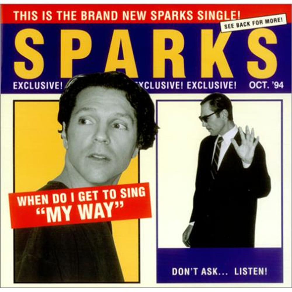 Sparks When Do I Get To Sing My Way UK 12" vinyl single (12 inch record / Maxi-single) LOC151