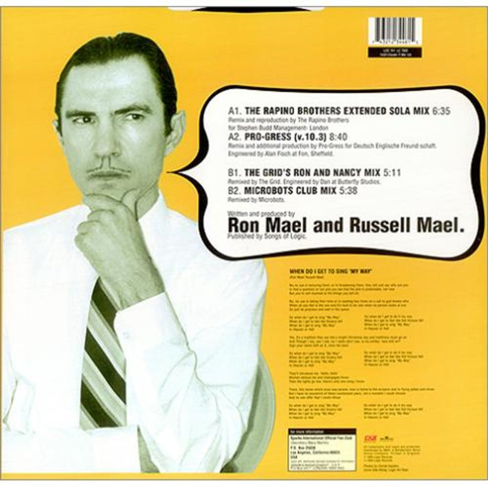 Sparks When Do I Get To Sing My Way UK 12" vinyl single (12 inch record / Maxi-single) SPA12WH39475