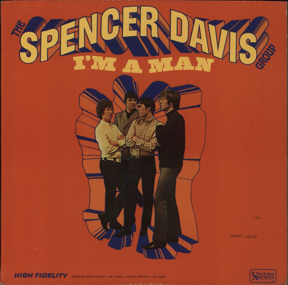 Spencer Davis Group I'm A Man - Mono - Black label - VG US vinyl LP album (LP record) UAL3589