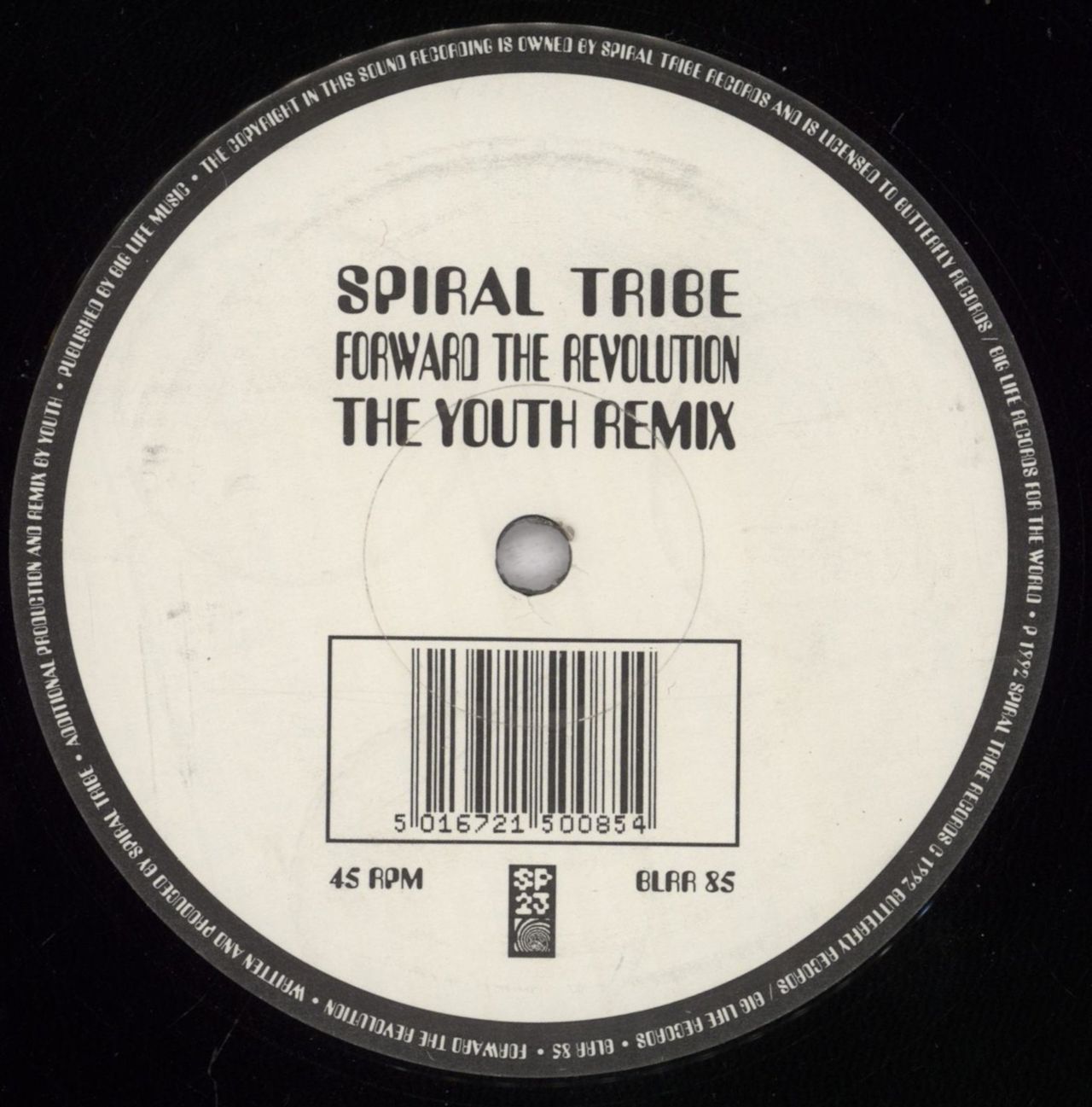 Spiral Tribe Forward The Revolution [The Youth Remix] UK 12