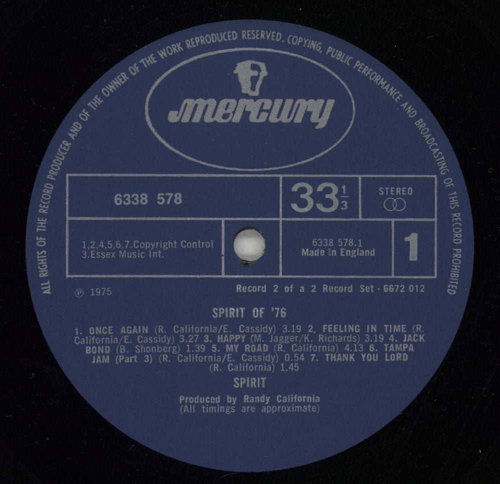 Spirit Spirit Of '76 UK 2-LP vinyl record set (Double LP Album) SRT2LSP655574