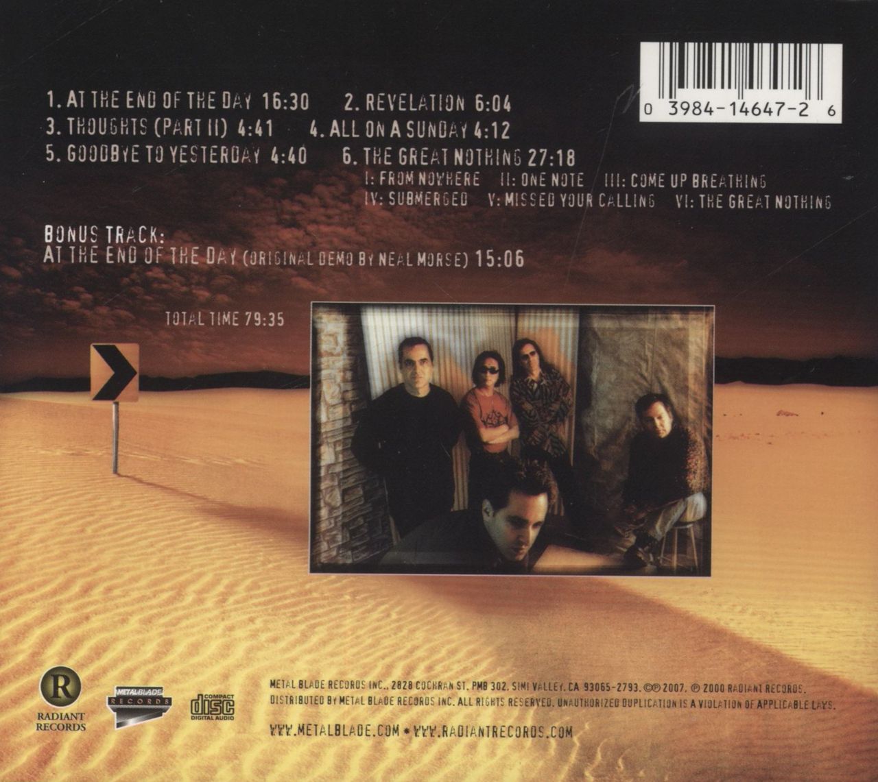 Spock’s Beard CD まとめ Spock's Beard: The Archaeoptimist – Proper Music