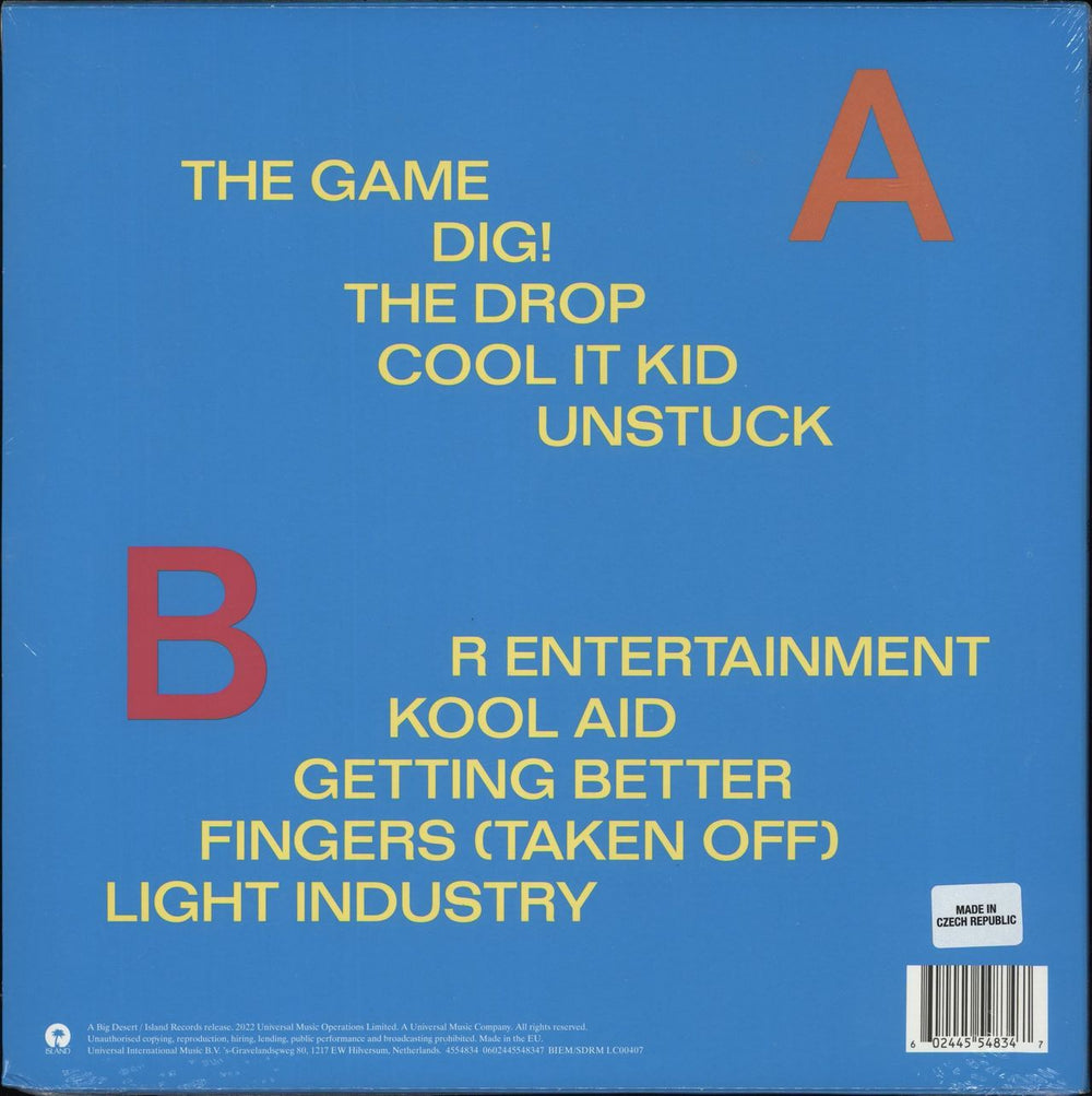 Sports Team Gulp! - 180g Yellow Vinyl - Alternate Blue Sleeve - Sealed UK vinyl LP album (LP record) 602445548347