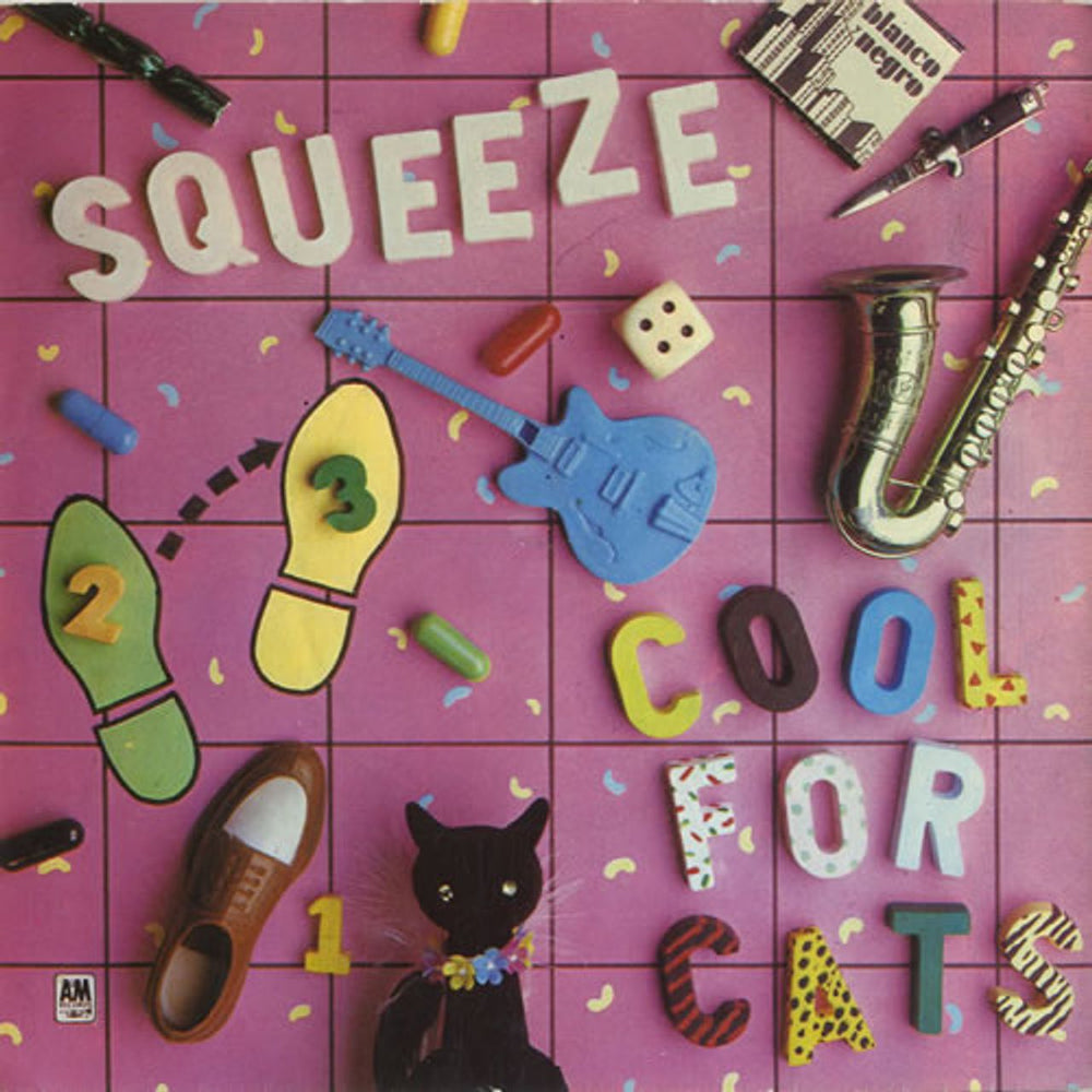 Squeeze Cool For Cats - Grey/Pink Label UK 7" vinyl single (7 inch record / 45) AMS7426