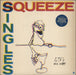 Squeeze Singles - 45's And Under - Stickered Sleeve UK vinyl LP album (LP record) AMLH68552