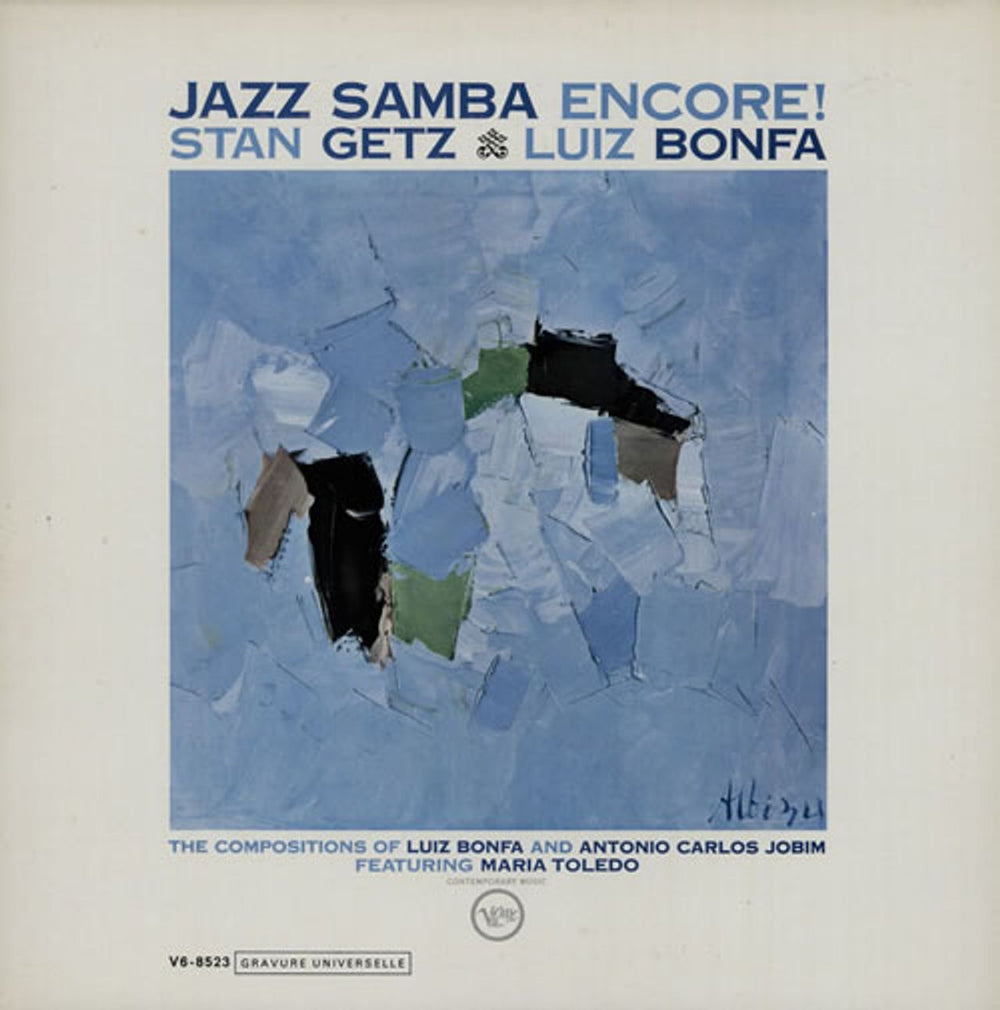 Stan Getz Jazz Samba Encore! French vinyl LP album (LP record) V6-8523