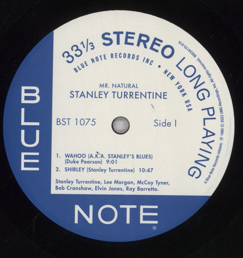 Stanley Turrentine Mr. Natural: Blue Note Tone Poet Series - 180gm US vinyl LP album (LP record) SU6LPMR845421