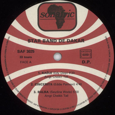 Star Band De Dakar Star Band De Dakar - Vol. 6 French vinyl LP album (LP record) 93QLPST880530