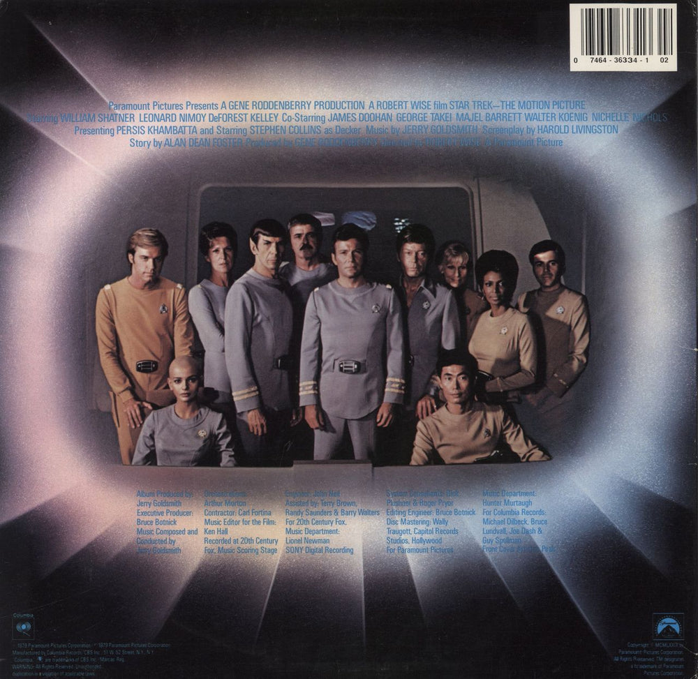 Star Trek Star Trek: The Motion Picture US vinyl LP album (LP record) 074643633413