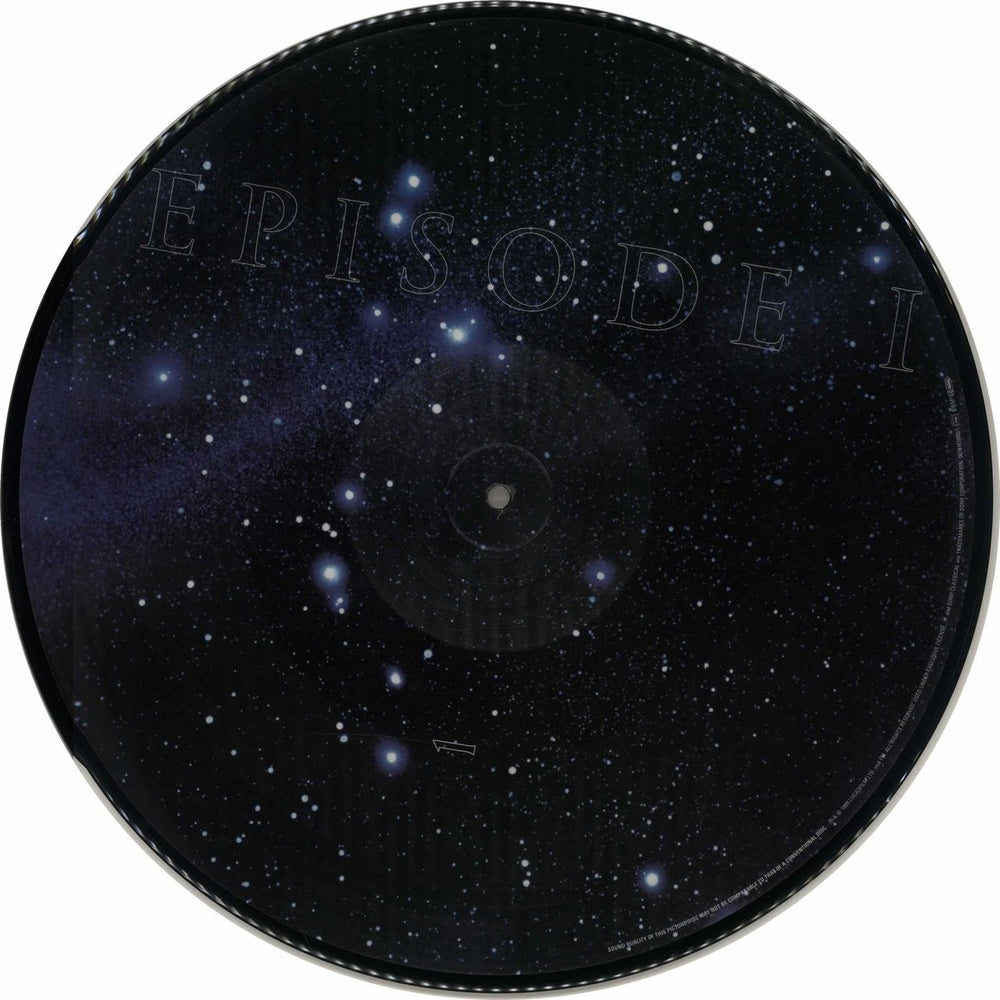 Star Wars Episode 1 The Phantom Menace Dutch picture disc LP (vinyl picture disc album) 5099706181613