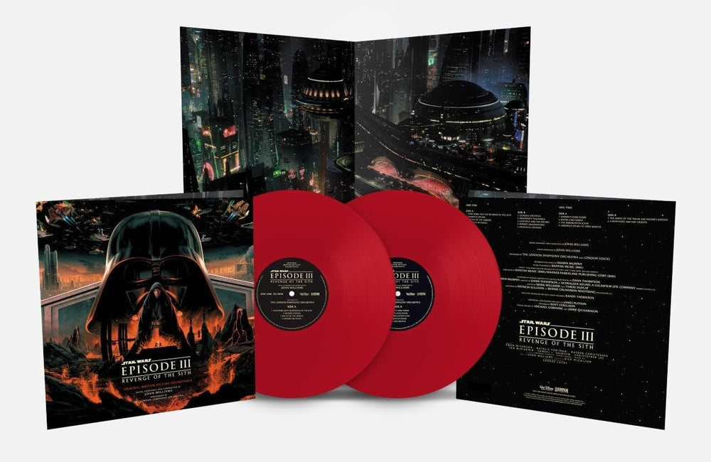 Star Wars Star Wars: Episode III | Revenge of the Sith – Original Motion Picture Soundtrack - Red Vinyl UK 2-LP vinyl record set (Double LP Album) WRS2LST880662