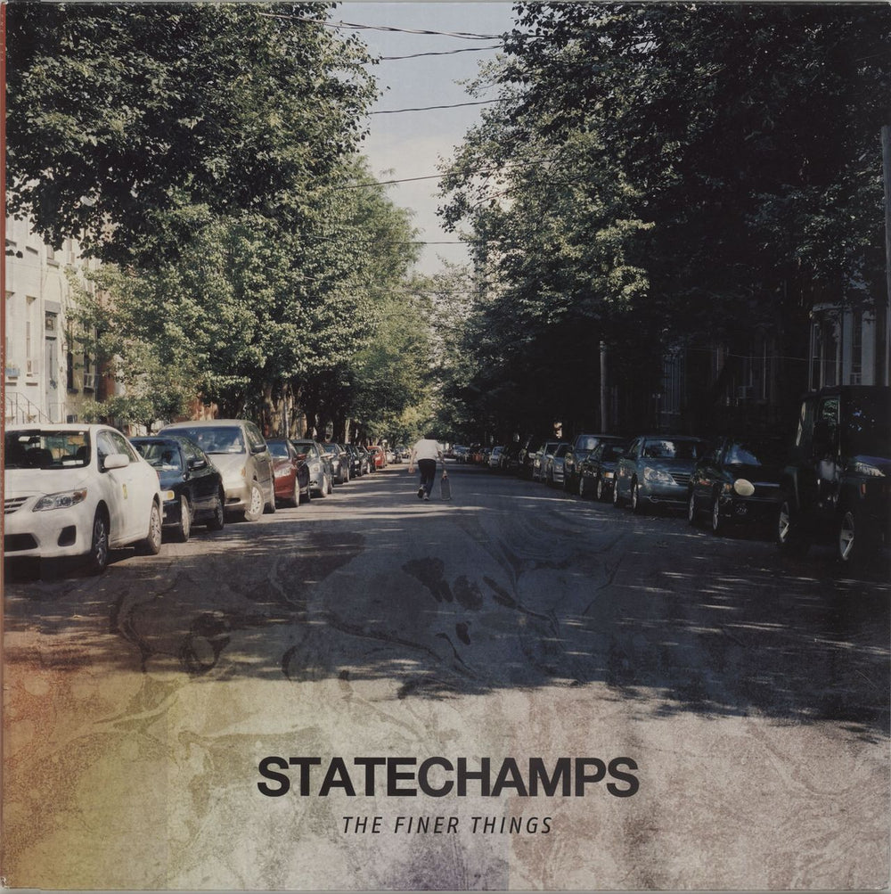 State Champs The Finer Things - Red/White Vinyl UK vinyl LP album (LP record) PNE133