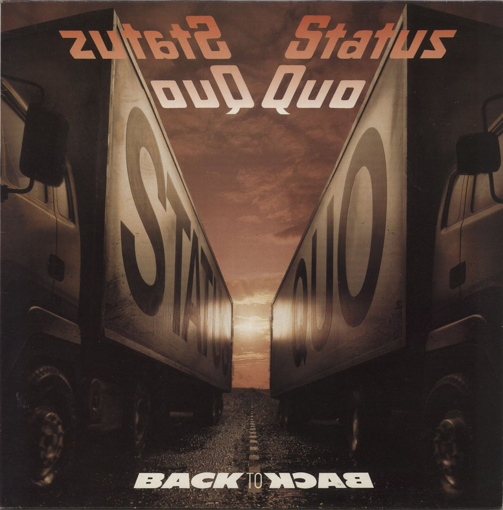 Status Quo Back To Back + PR UK vinyl LP album (LP record) VERH10