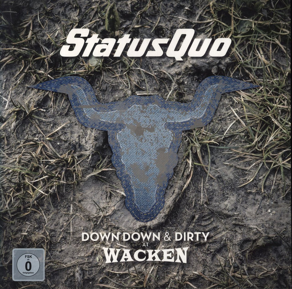 Status Quo Down Down & Dirty At Wacken - 180 Gram Vinyl + DVD UK 2-LP vinyl record set (Double LP Album) 0213162EMU