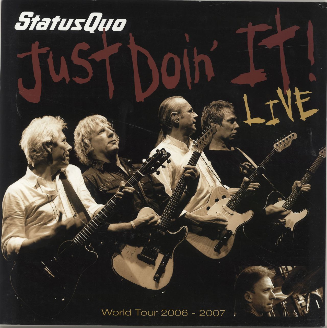 Status Quo Just Doin' It World Tour 2006-2007 UK Tour programme ...