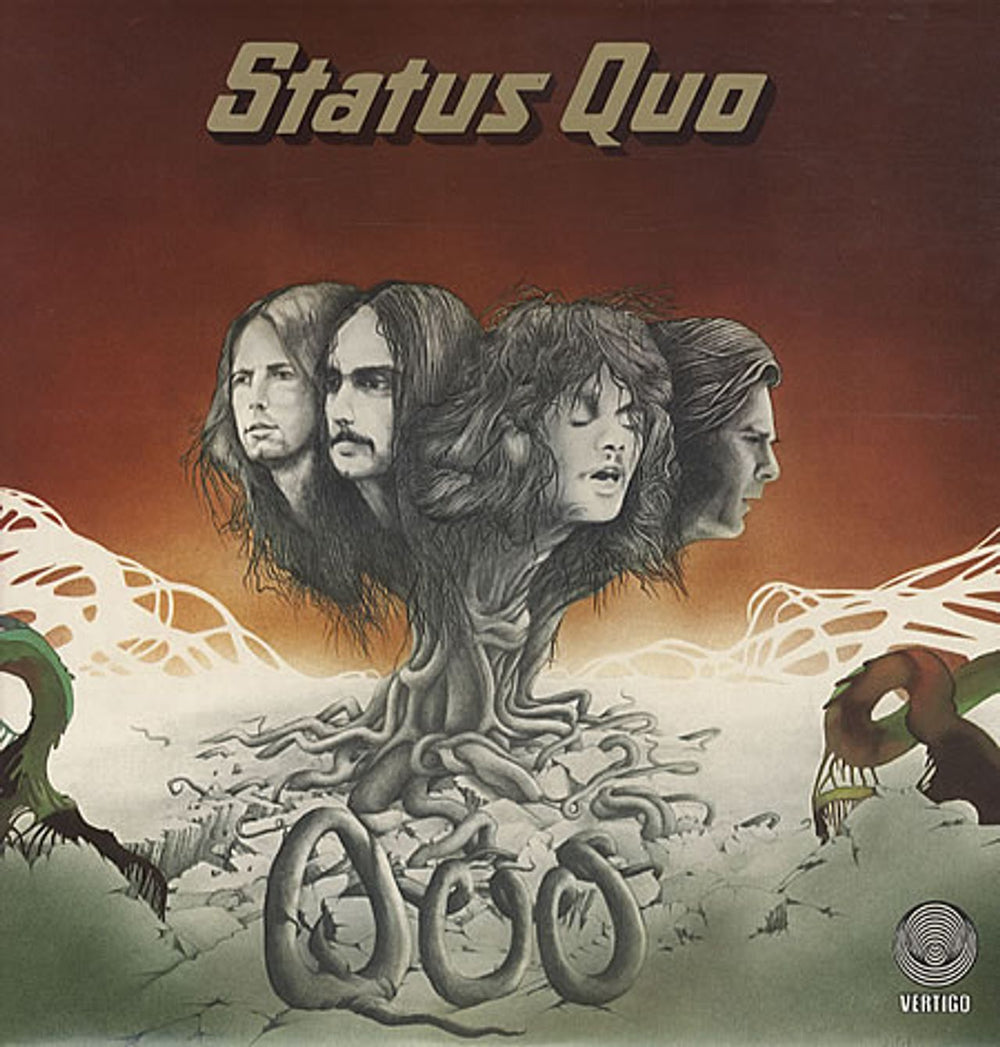 Status Quo Quo + Poster UK vinyl LP album (LP record) 9102001